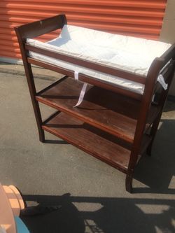 Dark Brown Changing Table