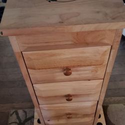 Solid Wood Fishing Chest