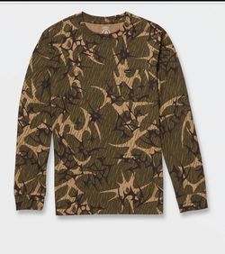 Volcom Long Sleeve Camouflage Shirt Men’s Small