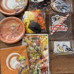 Naruto Birthday Party Decoration Supplies. 