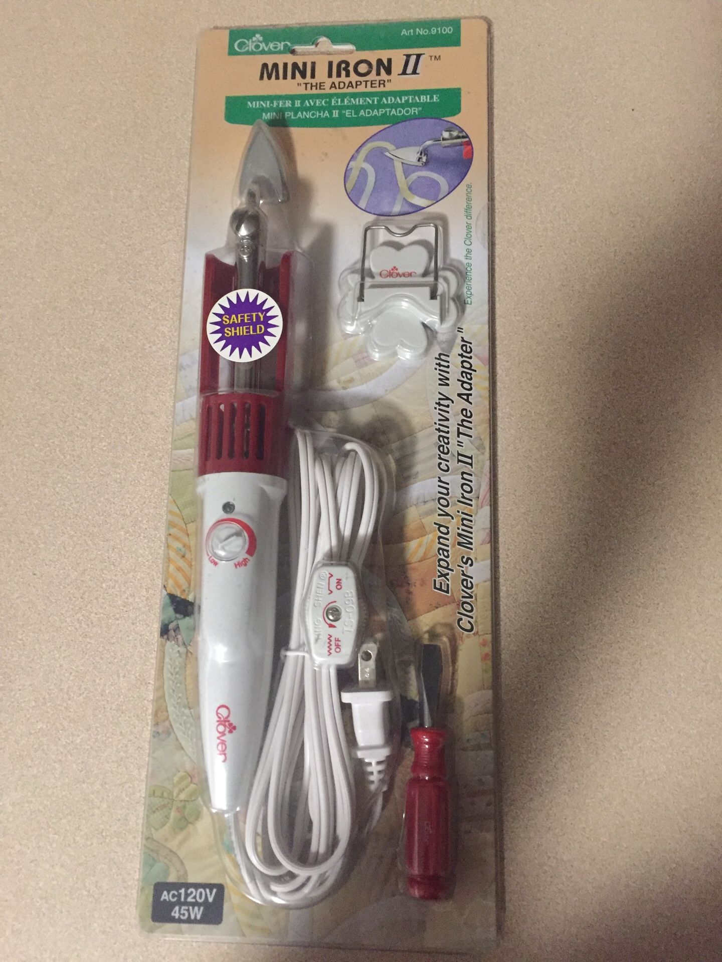Brand new never opened mini iron for crafting
