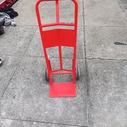 The object in the image is a heavy-duty hand truck.
