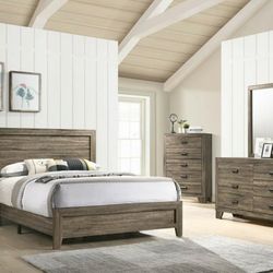 Millie Brown Panel Bedroom Set

💤