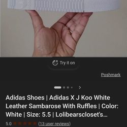 Women's Adidas LEATHER SAMBA  Size 7