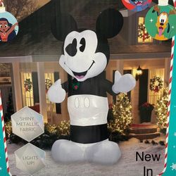 Giant Mickey 100th Anniversary Christmas Inflatable by Gemmy