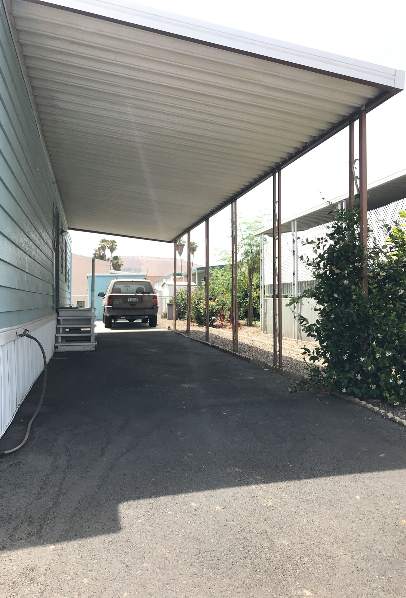 Used carport 11 ‘ X 30’ and other size 9’X 30’,desassembly ready to take $200.00 and &150.00