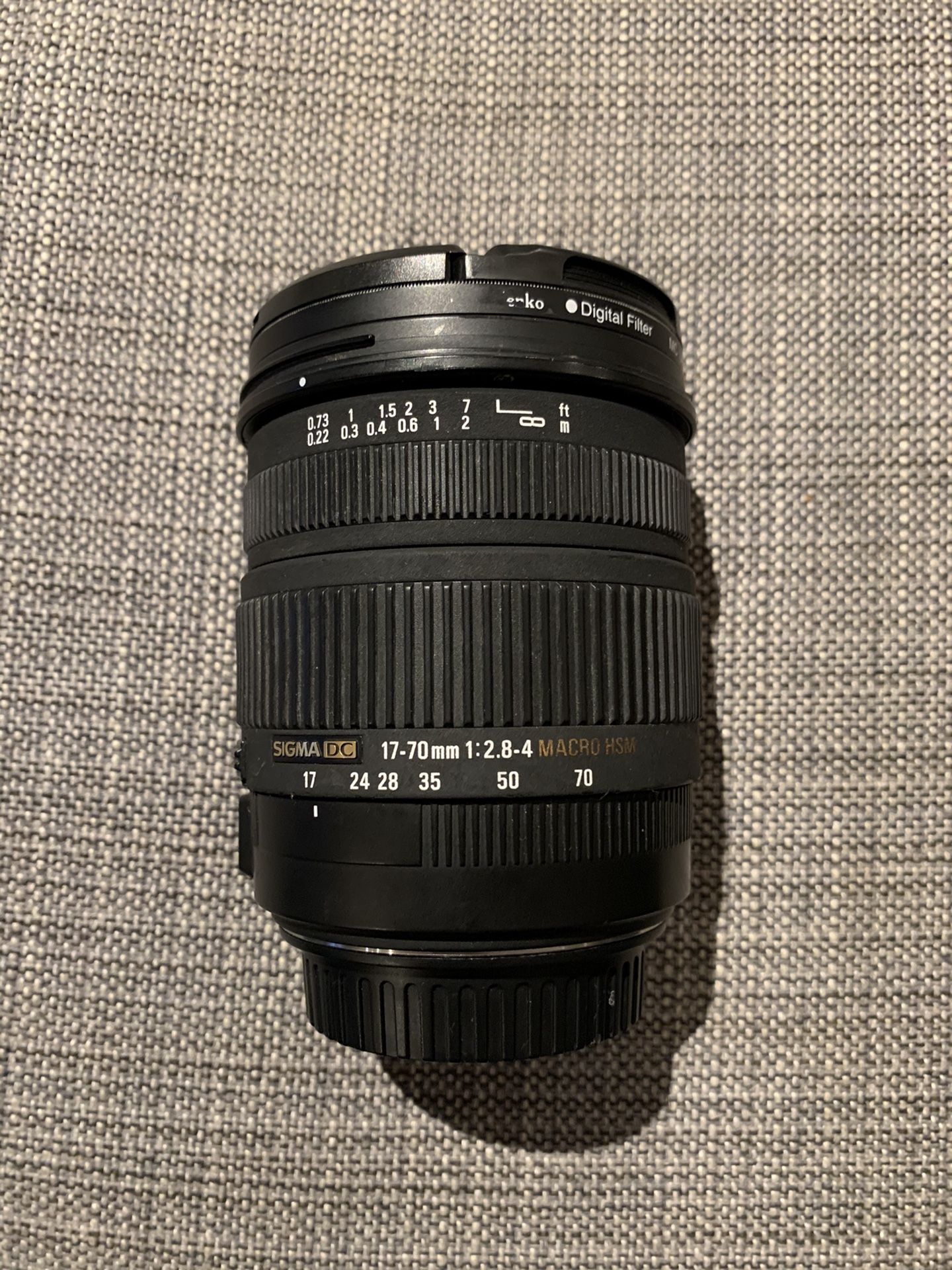 Sigma 17-70mm 1:2.8-4 Lens + UV Filter