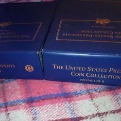 The United States President's Coin Collection. Vol #1 And 2