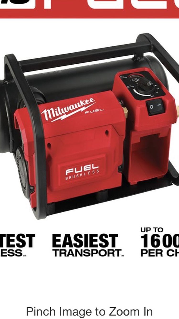 Milwaukee Fuel 2 Gallon Compressor