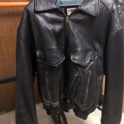 Joshua Ross Medium Leather Jacket 