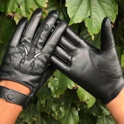 New Beautiful Leather Gloves (Elephant)