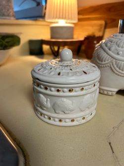 4 piece elephant bathroom set decor