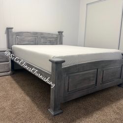 Queen Bed And Mattress 