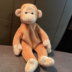 Ty Beanie Baby Bongo The Monkey 1995 Rare PVC Pellets Retired Plush Stuffed Thumbnail