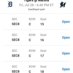 2 TIX 🎫 🎟  For This Friday's Game v. Detroit Tigers