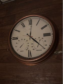 FOR SALE COPPER CLOCK