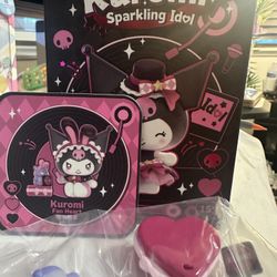 *New* Top Toy Kuromi Sparkling Idol Fan Heart Sanrio
