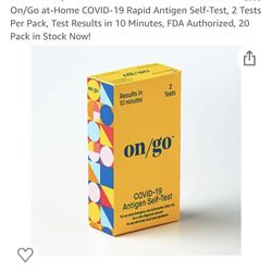 COVID Test Kit With 2 Tests
