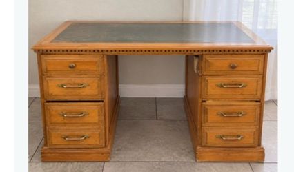 Large wooden desk