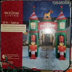 Classic Christmas blowup Toy Arch large $200