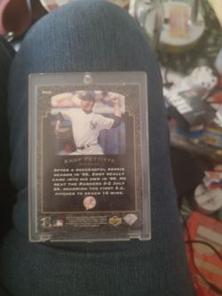 1996 Upper Deck Baseball Andy Pettitte Yankees Rock Solid Foundation Insert #RS9