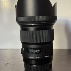 Sigma 50mm 1.4 For Canon EF 