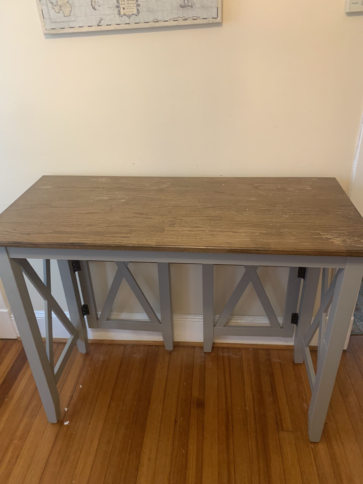 Bar Table With Four Stools