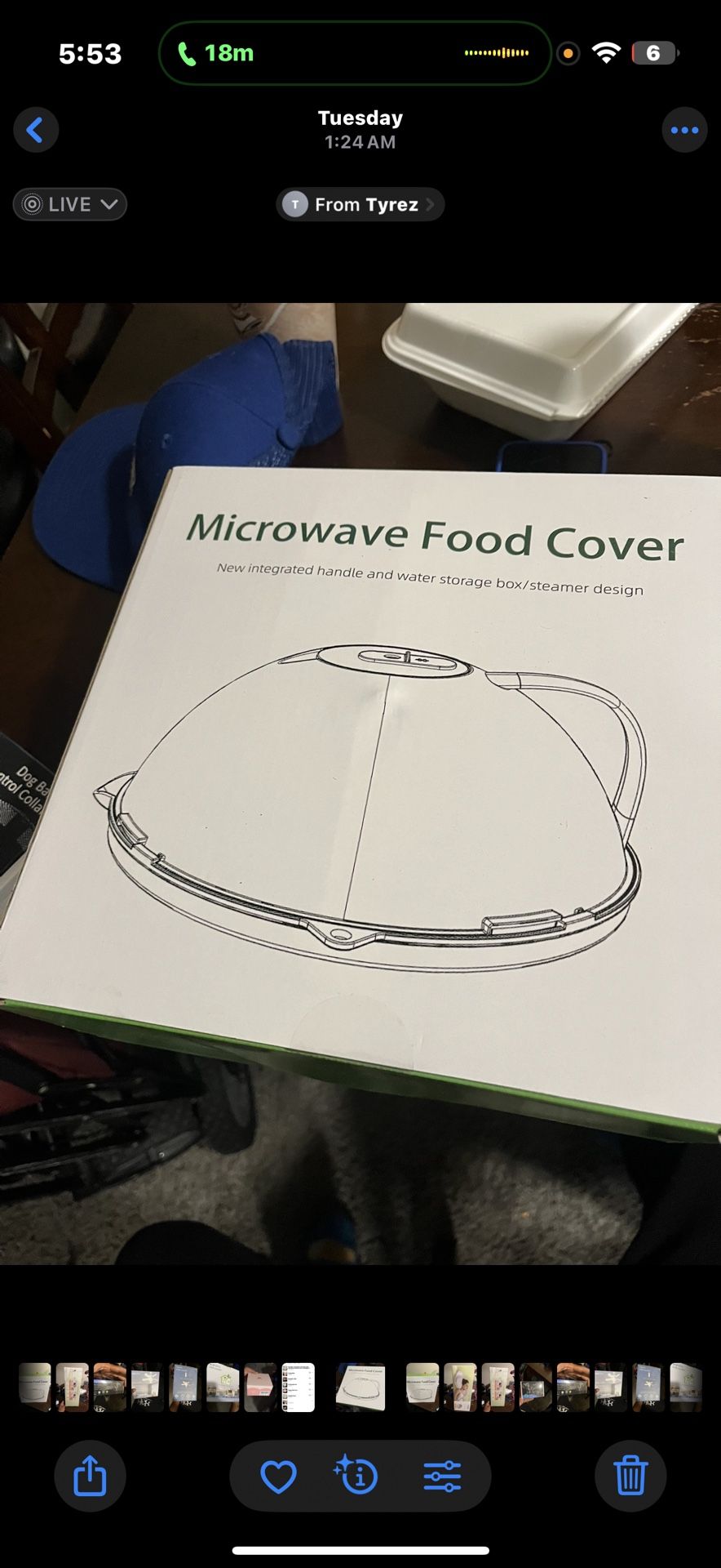 Microwave Splatter Cover, Piggy Night Lamp, Dog Bark Cover, Ceiling Fan Light And Foam Pillow All Brand New