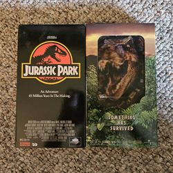 Jurassic Park And The Lost World VHS Tapes