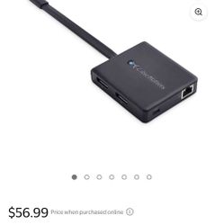 Cable Matters Dual Monitor USB C Hub (New Model with DisplayPort 1.4 and 100W Charging) - Support 8K and Dual 4K 60Hz - Thunderbolt 3 and Thunderbolt 