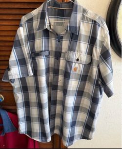 Men's 2XL Carhartt Short Sleeve Shirt