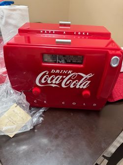 Coca-Cola Retro AM/FM Radio /cassette player Cooler