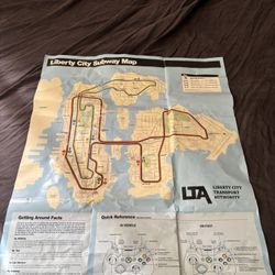 GTA 4 Game Map Of Liberty City