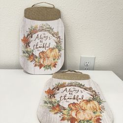 Wall be thankful decor