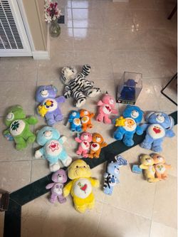 Antique stuffed bear collection