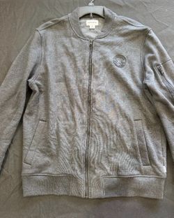 Converse Full-Zip Fleece Bomber Jacket Size L