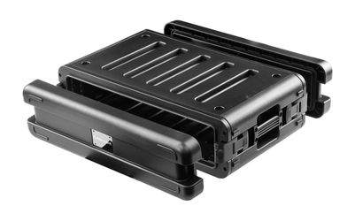 Odyssey VR2SMIC2ZP Watertight 2U Rack Case w/ Mic Compartments