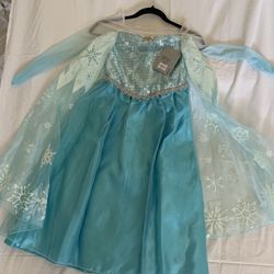 Disney Store Elsa Dress Size 7/8 NWT