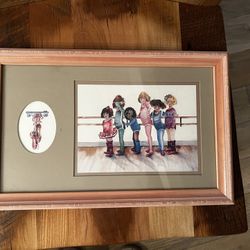 Framed Ballet Picture 
