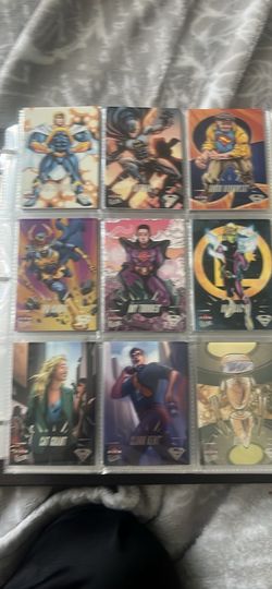 DC fleer ultra Superman cards