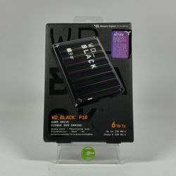 New Western Digital WD 2.5" WD-BLACK P10 6TB USB MICRO B HDD WDBZ7D0060BBK-WESN