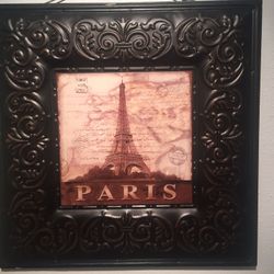 15" x 15" Paris Eifel Tower Picture