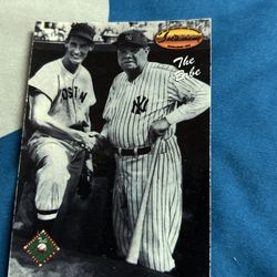 Babe    Ruth     Baseball card have two of them