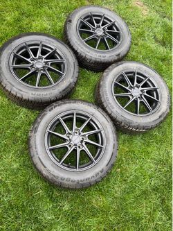 16" Liquid Metal Wheels & BFGoodrich Tires - 5x114.3 (Like New!)