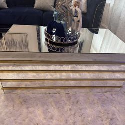 Mirrored Coffee Table 