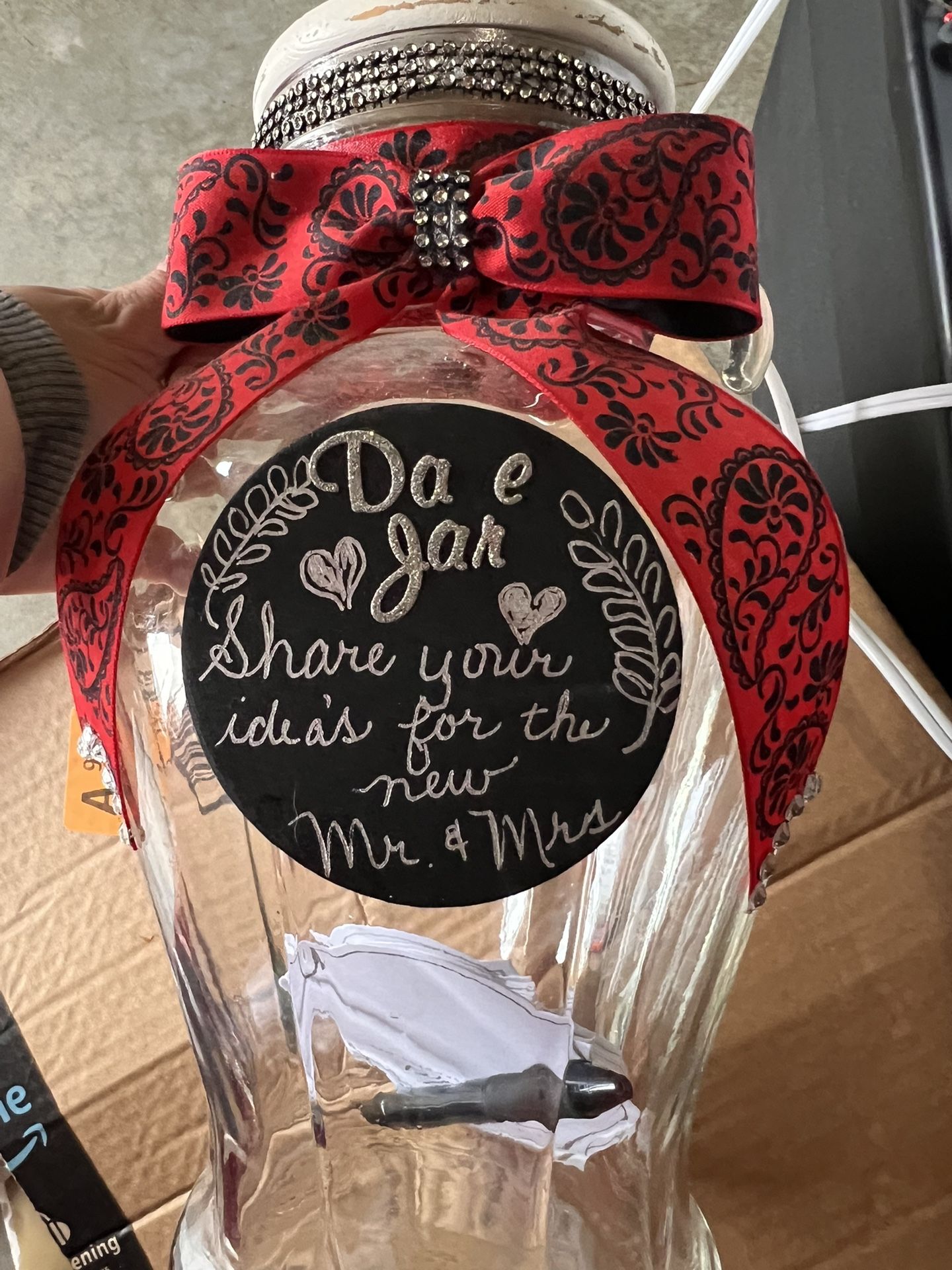 Custom Wedding Jar