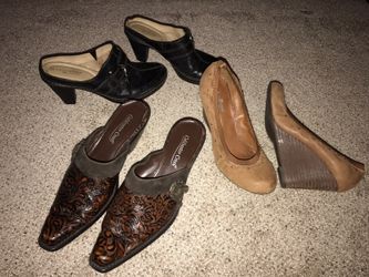 Real leather $10 each pair.