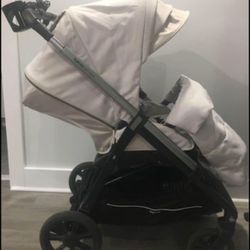 Inglesina aptica Iceberg grey--stroller--bassinet--car seat--diaper bag
