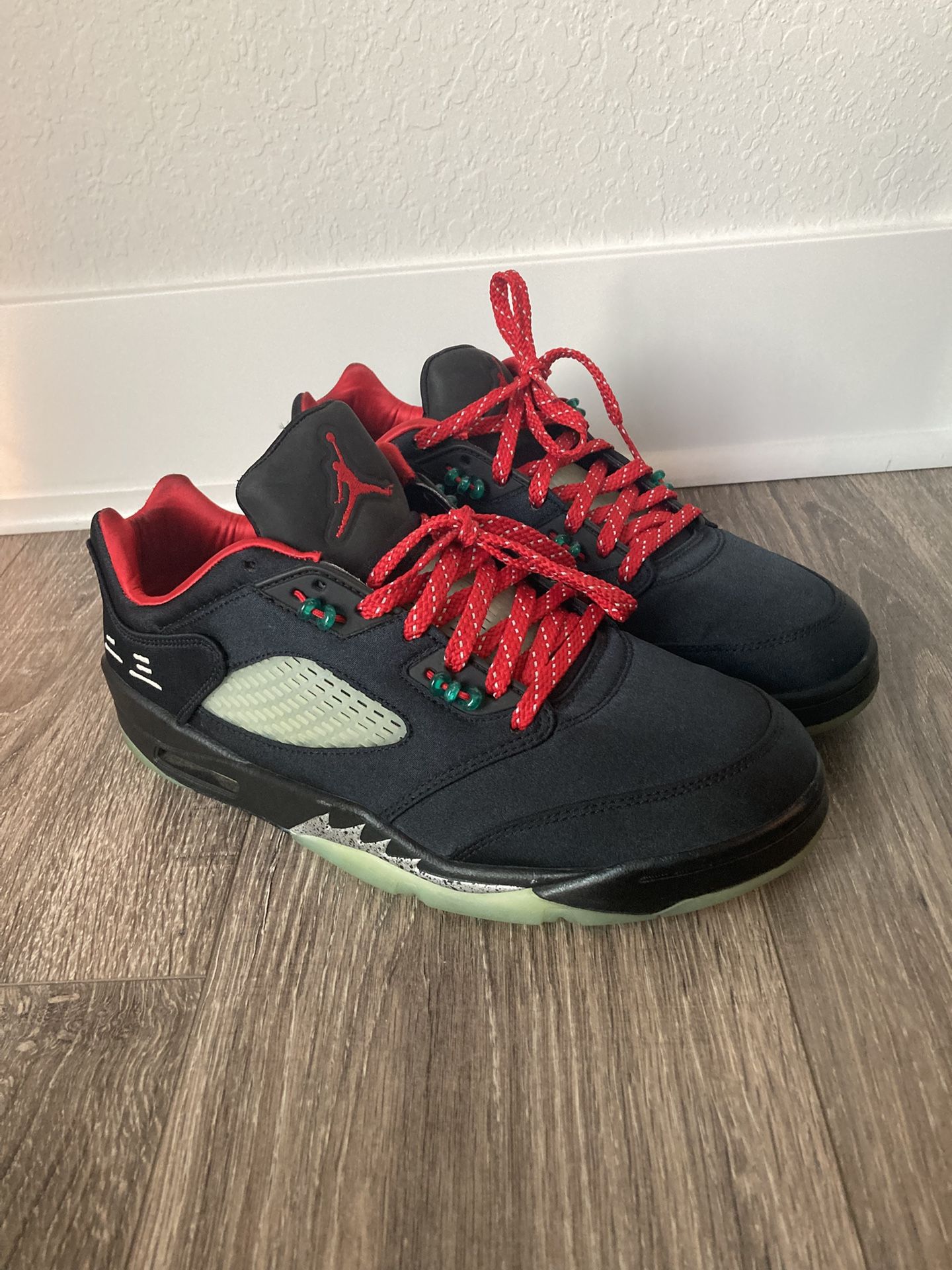 CLOT x air Jordan 5 retro low jade
