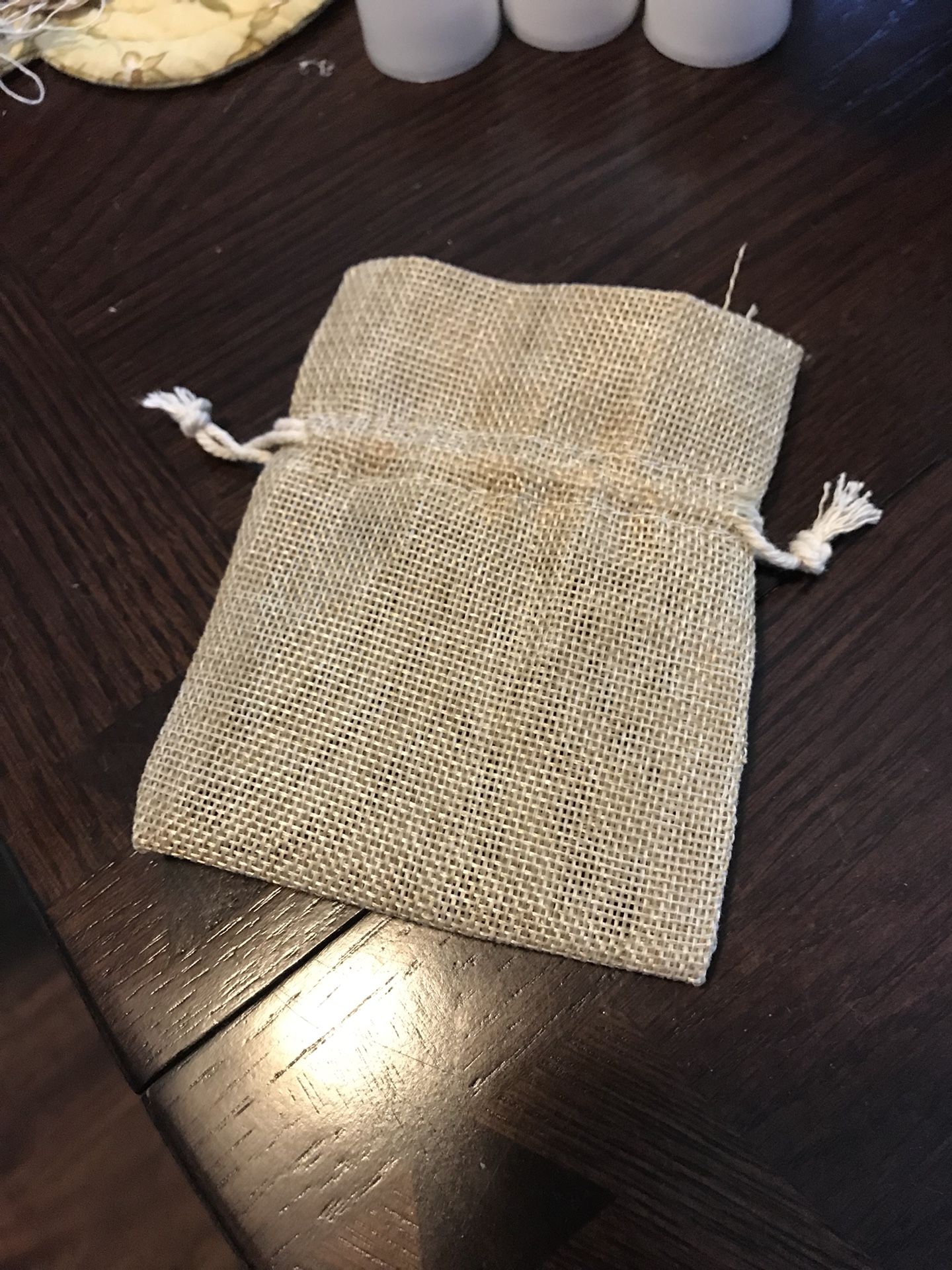 17 Burlap party favor bags